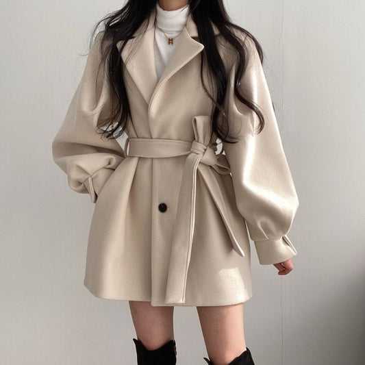 Cappotto Mezza Lunghezza Donna Elegante Sagomato Classico - Brentozzi