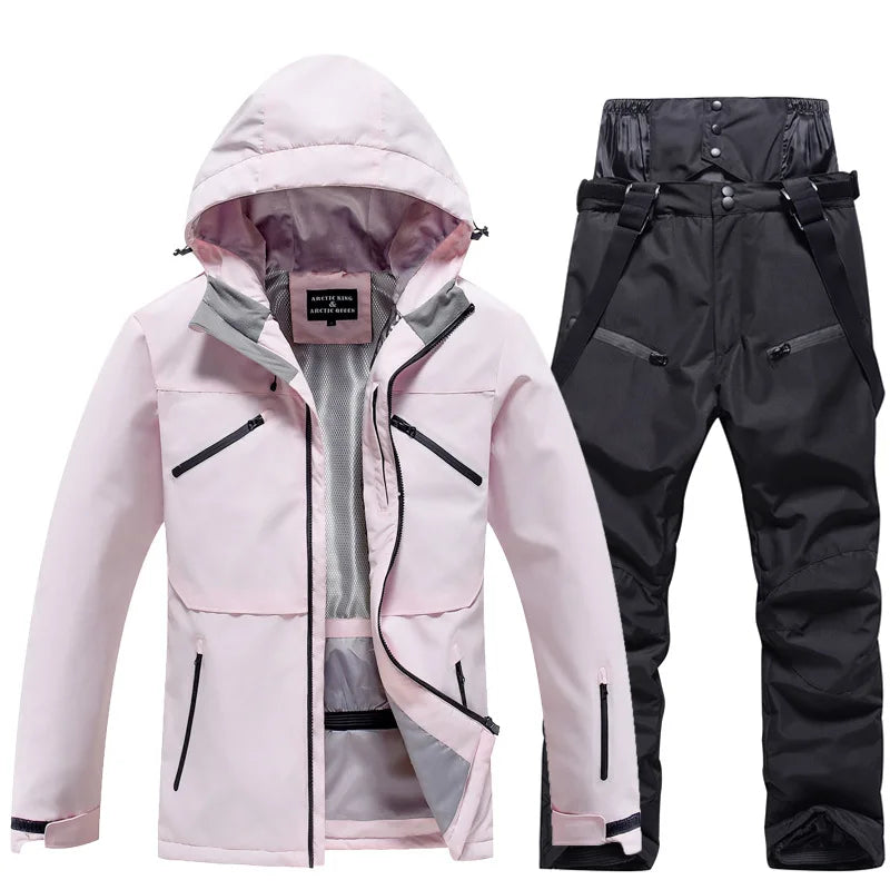 Tuta Sci Unisex Due Pezzi Giacca Pantaloni