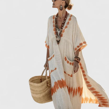 Abito Maxi Donna Boho Tasche