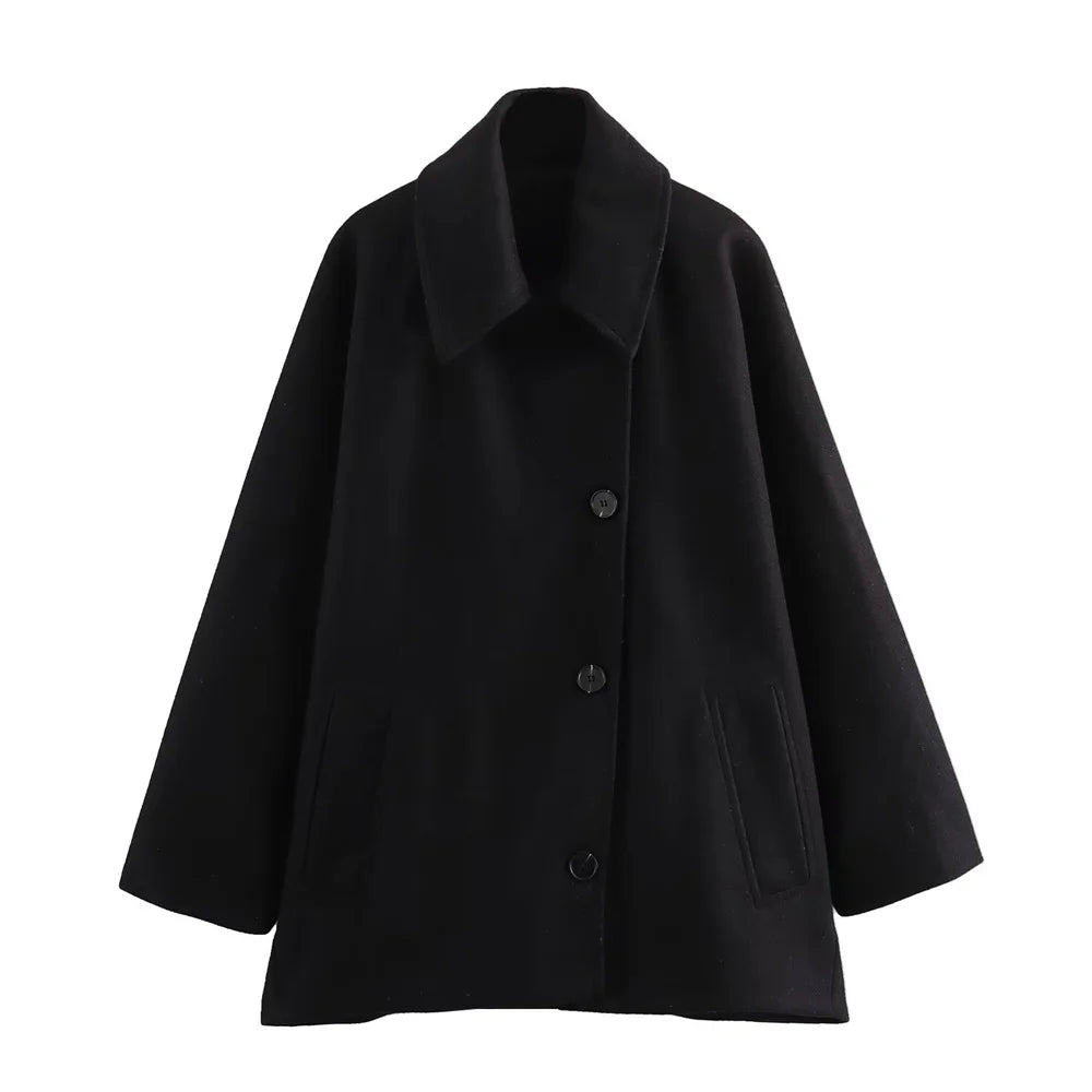 Gilet Donna Oversize Modello Trench Caldo