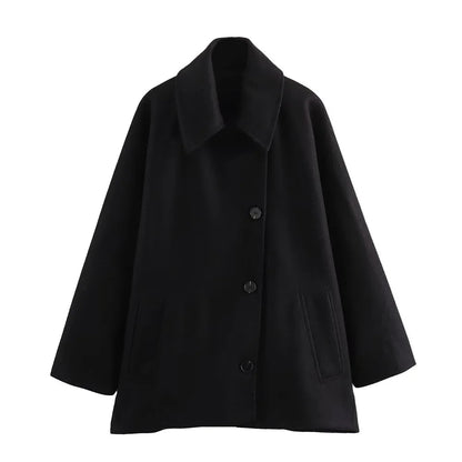 Gilet Donna Oversize Modello Trench Caldo