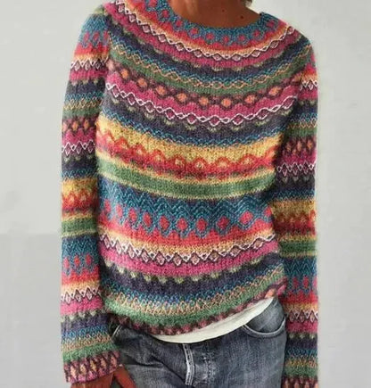 Maglione Donna in Maglia Grossa Girocollo Corto