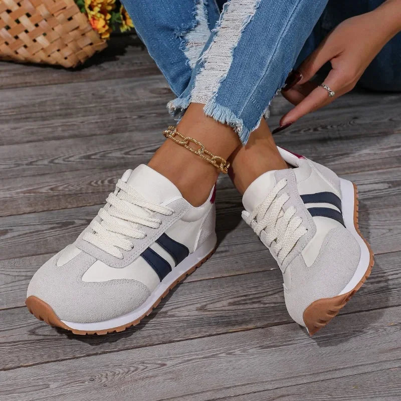 Scarpe da corsa leggere da donna in tessuto traspirante e confortevole 1