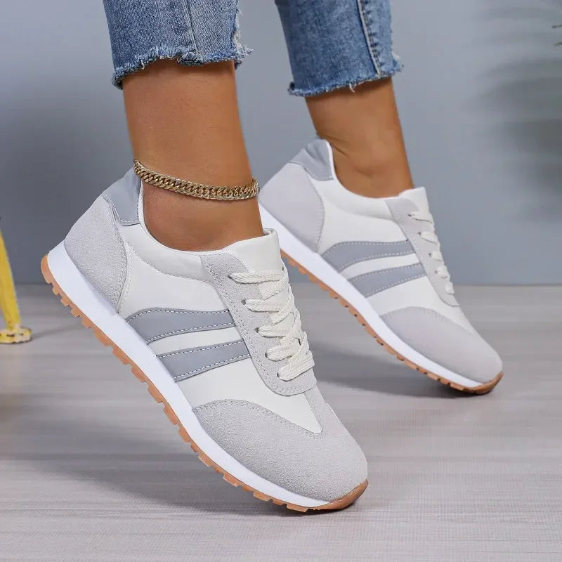 Scarpe da corsa leggere da donna in tessuto traspirante e confortevole 2