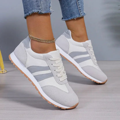 Scarpe da corsa leggere da donna in tessuto traspirante e confortevole 2