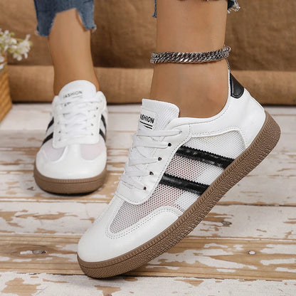 Scarpe da ginnastica comode da donna con design in rete leggera 3
