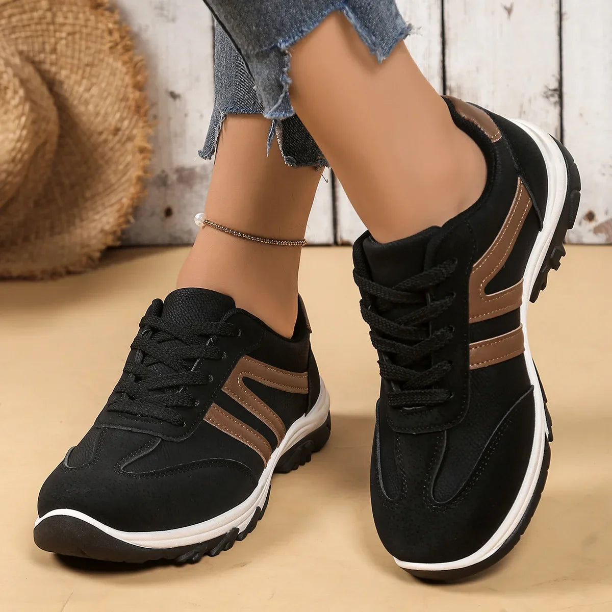 Scarpe da ginnastica comode da passeggio da donna in mesh traspirante e leggere 3
