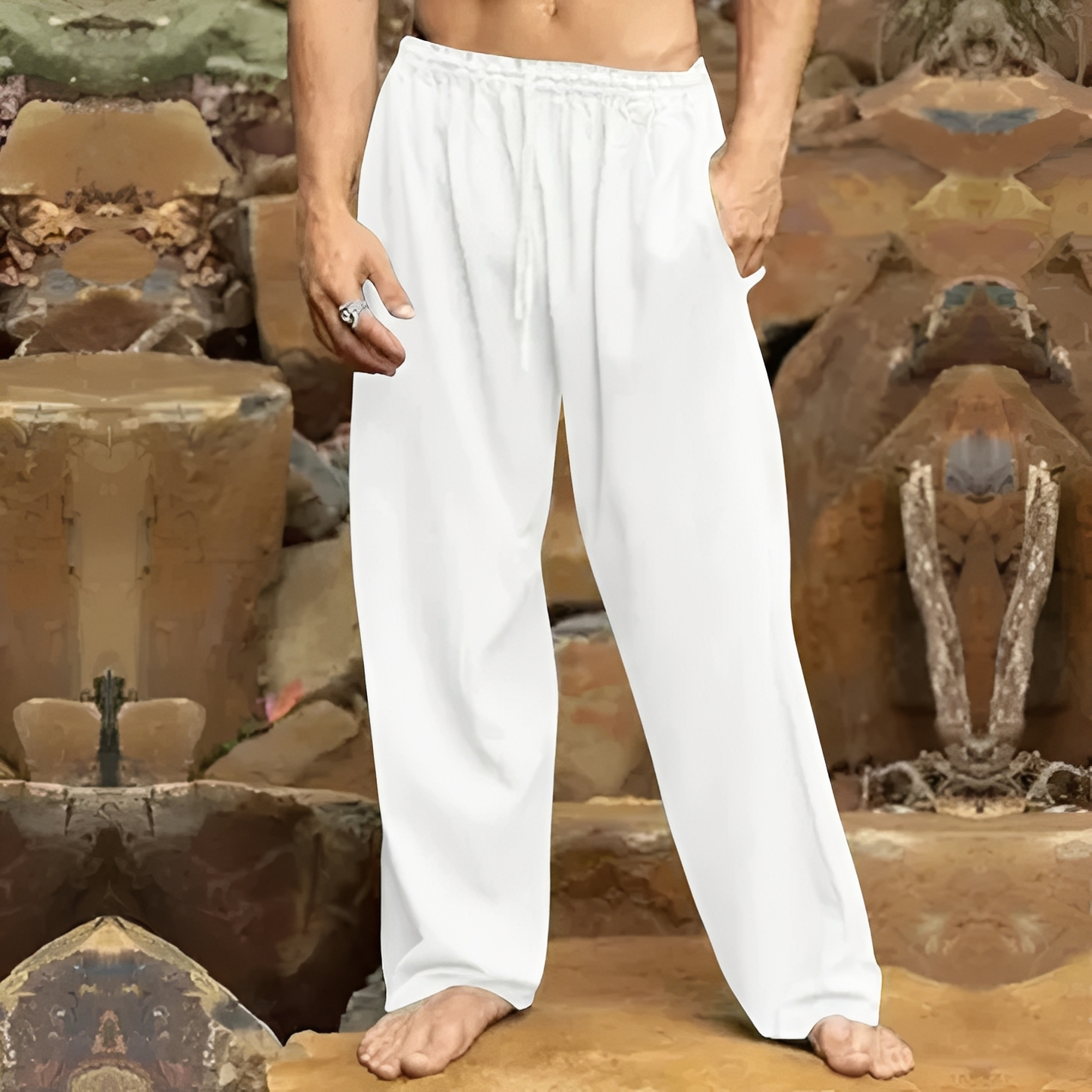Pantaloni Uomo Comodi Traspiranti - Brentozzi