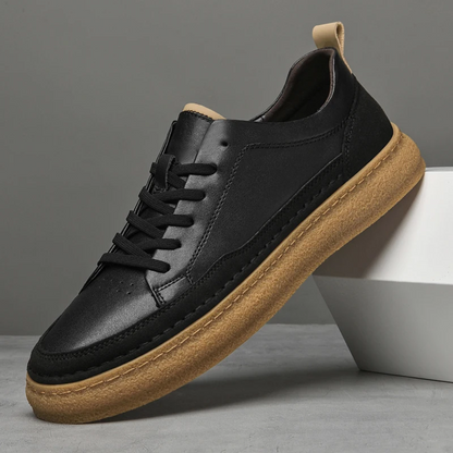 Scarpe Derby Uomo Stringate Suola in Gomma