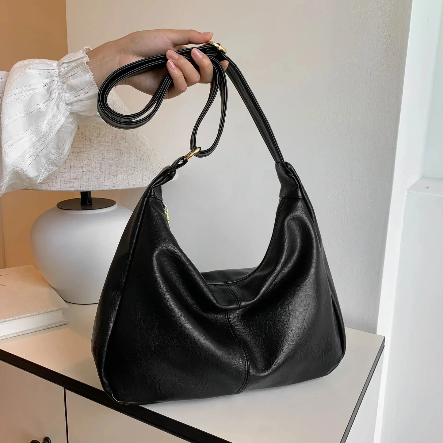 Borsa Donna Stile Hobo Casual