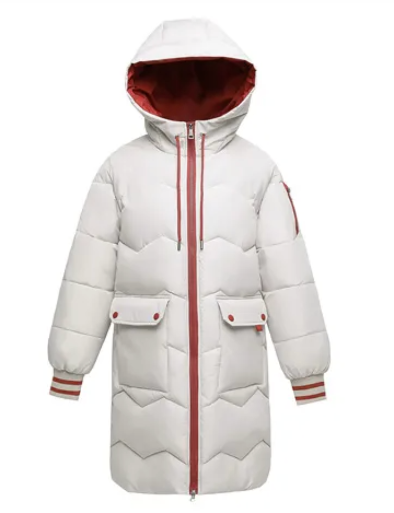 Parka Invernale Donna Mezza Lunghezza Casual Caldo