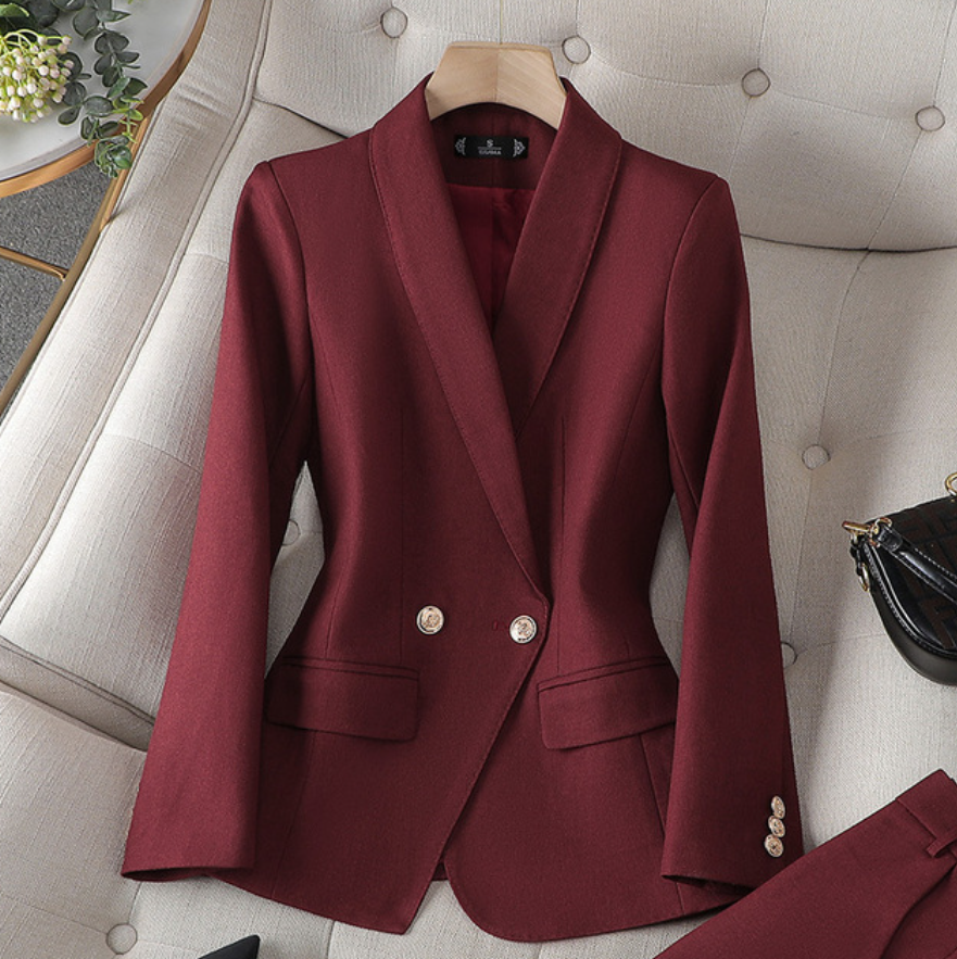 Completo Donna Blazer Sfiancato e Pantaloni Coordinati