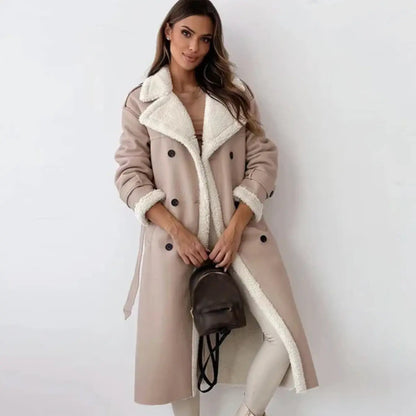Giacca Invernale Donna Imbottita in Pile Lunga
