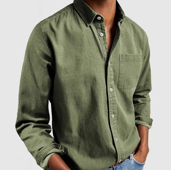 Camicia Uomo Manica Lunga Classica