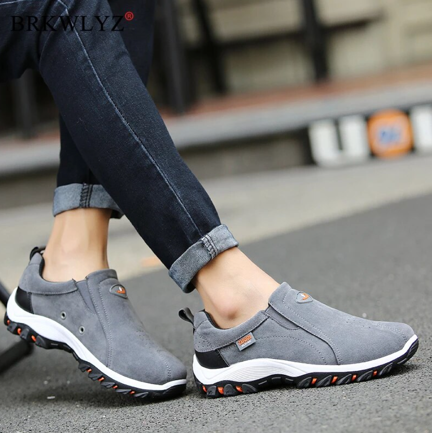 Sneakers Uomo Slip On Suola Profilata Sportive