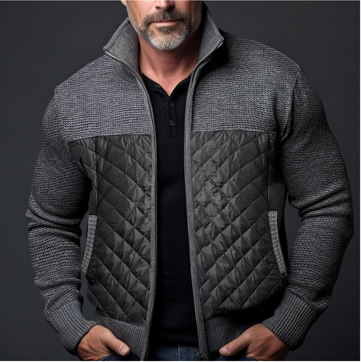 Giacca Uomo Casual Invernale Calda e Confortevole