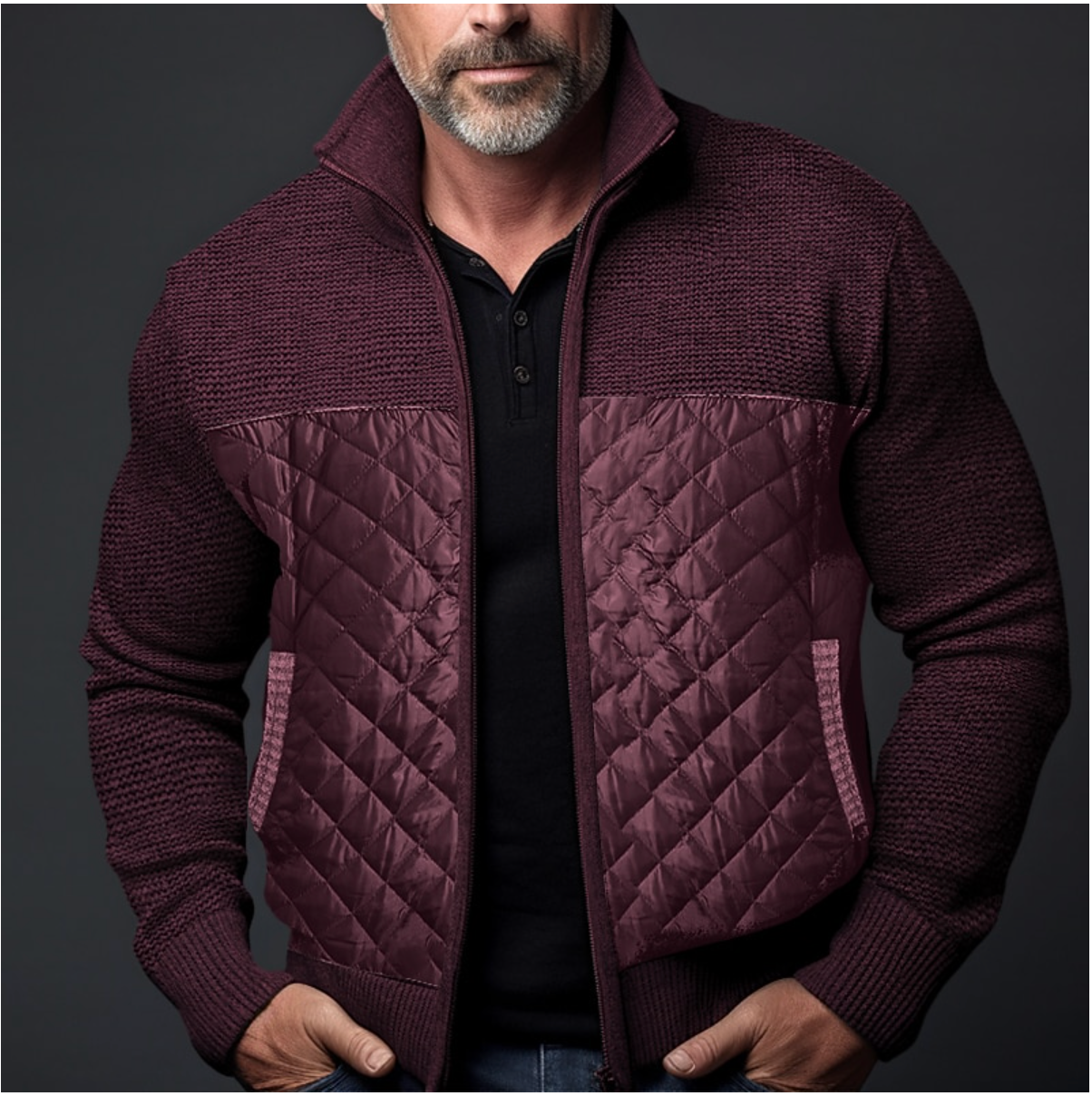 Giacca Uomo Casual Invernale Calda e Confortevole