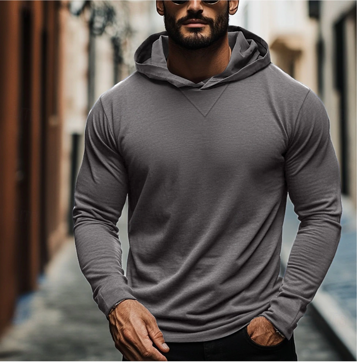 Felpa Uomo Leggera Tessuto Traspirante Comfort