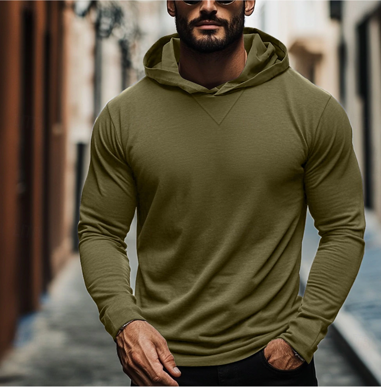 Felpa Uomo Leggera Tessuto Traspirante Comfort