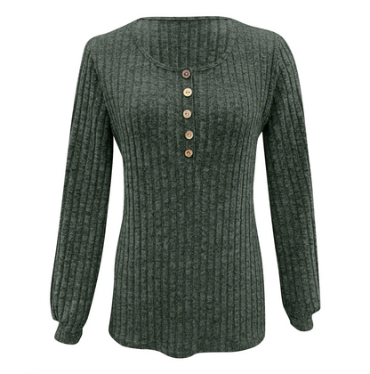 Donna in Maglia Testurizzata Slim Fit