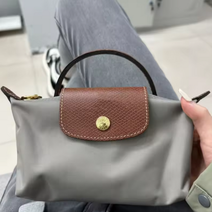 Pochette Donna in Pelle Compatta Pratica Quotidiana