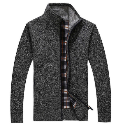 Cardigan Uomo Corto con Zip