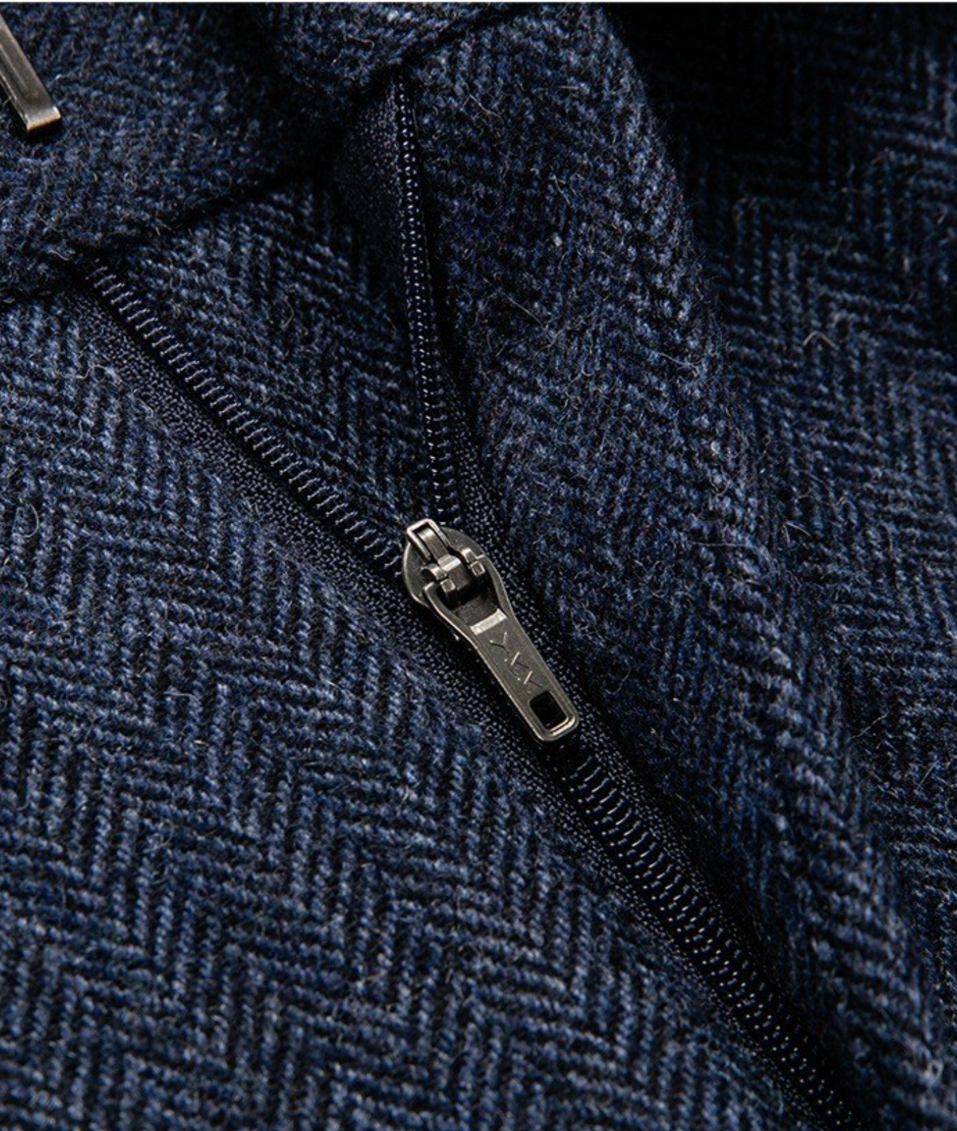 Pantaloni Uomo in Tweed Look Vintage Vestibilità Comoda