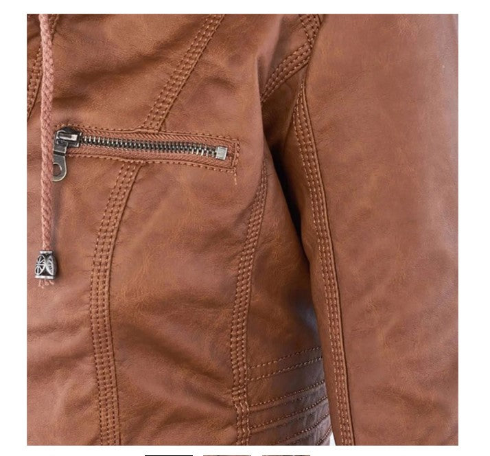 Giacca Donna Casual con Cappuccio Comfort Fit