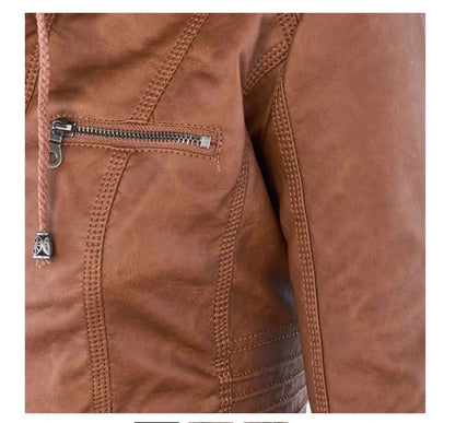Giacca Donna Casual con Cappuccio Comfort Fit