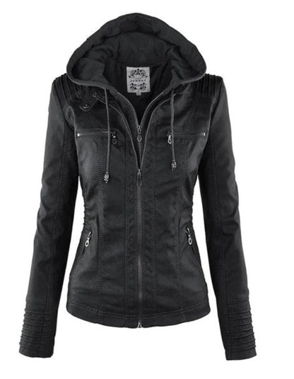 Giacca Donna Casual con Cappuccio Comfort Fit