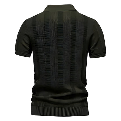 Polo Uomo Elegante Tessuto Morbido Classico
