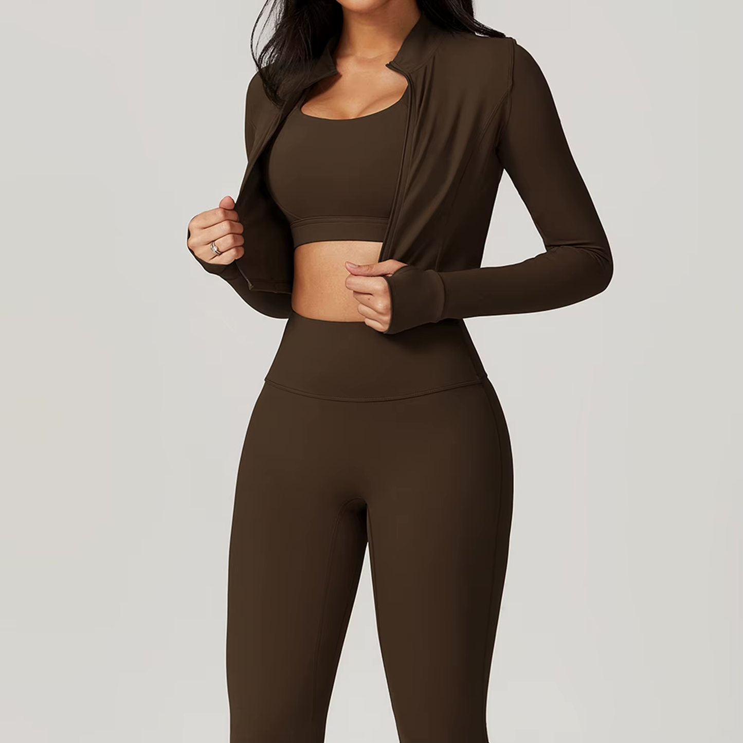 Completo Sportivo Donna Tre Pezzi con Gilet e Pantaloni - Brentozzi