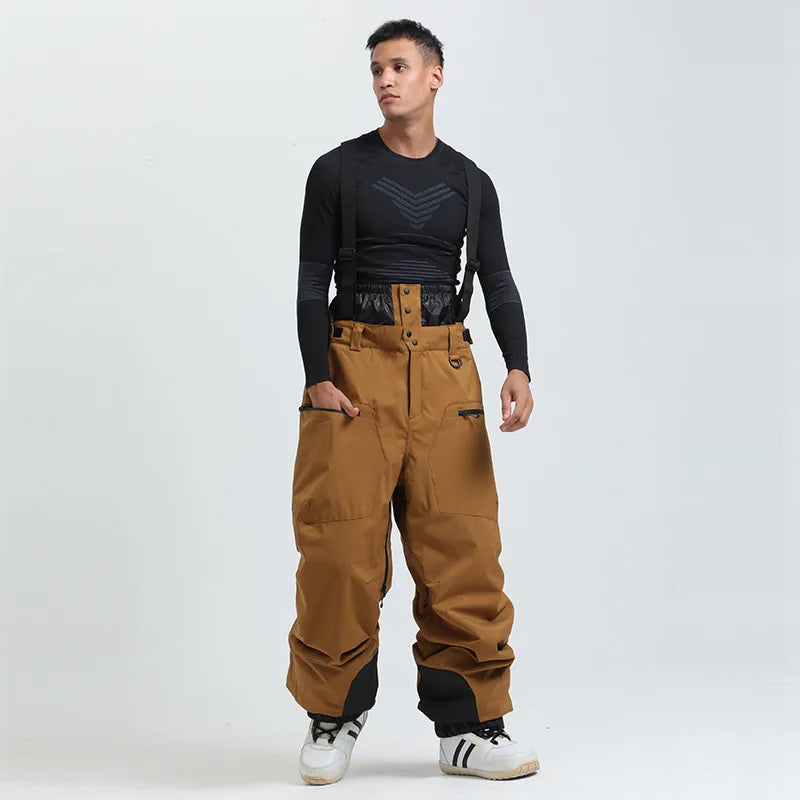 Pantaloni Sci Unisex con Bretelle Funzionali Invernali