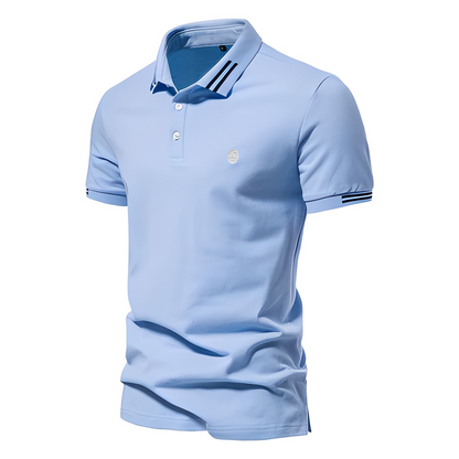 Polo Uomo Elegante Manica Corta Classica