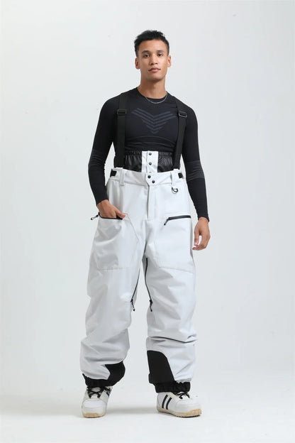 Pantaloni Sci Unisex con Bretelle Funzionali Invernali