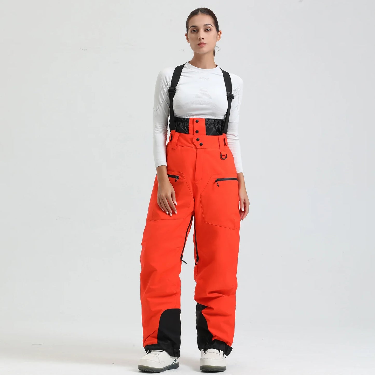 Pantaloni Sci Unisex con Bretelle Funzionali Invernali