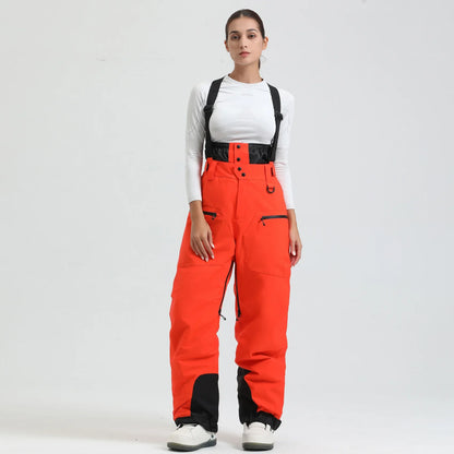 Pantaloni Sci Unisex con Bretelle Funzionali Invernali