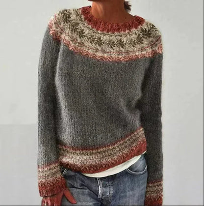 Maglione Donna in Maglia Grossa Girocollo Corto