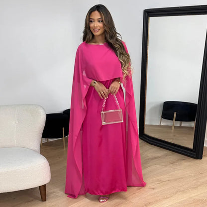 Abito Maxi Donna in Satin Elegante