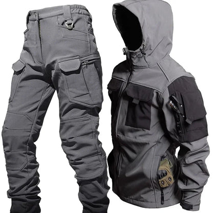 Giacca e Pantaloni Uomo Invernali Impermeabili Caldi