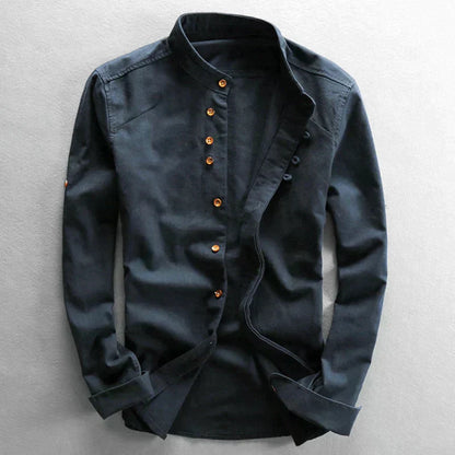 Camicia Uomo Stile Katana Cotone e Poliestere Regular Fit