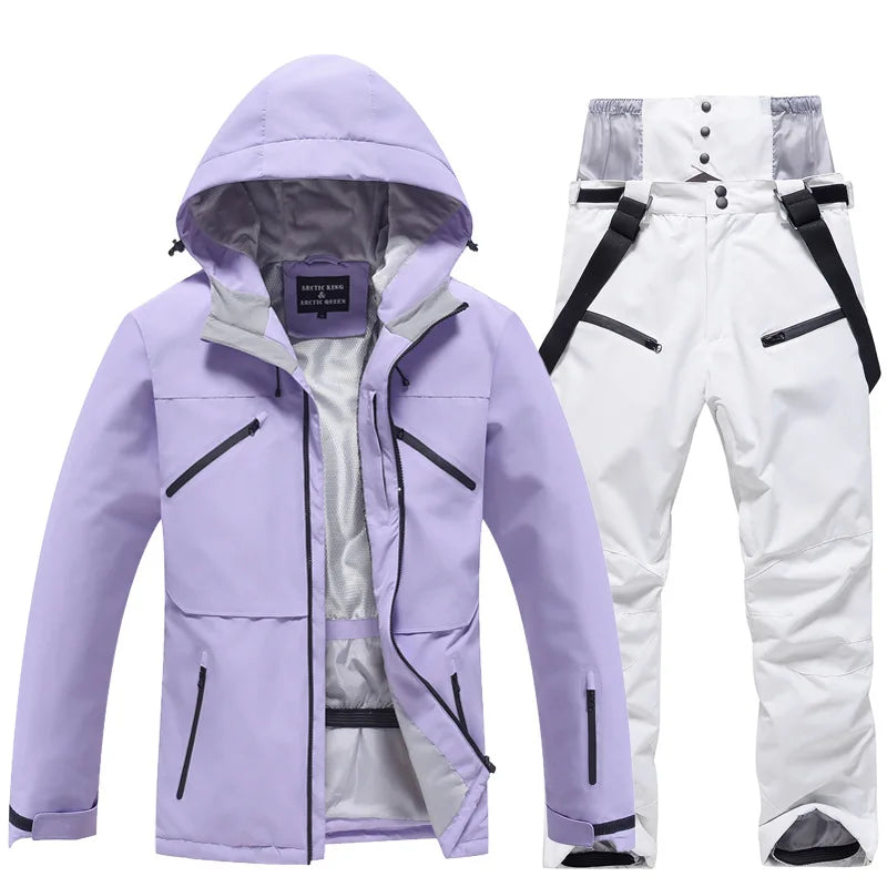 Tuta Sci Unisex Due Pezzi Giacca Pantaloni