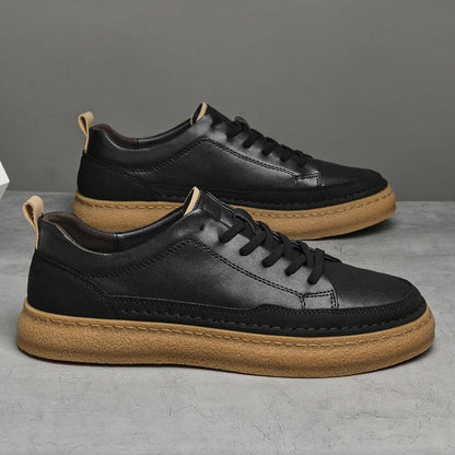 Scarpe Derby Uomo Stringate Suola in Gomma