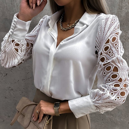 Blusa Donna Scollo a V Vestibilità Larga - Brentozzi