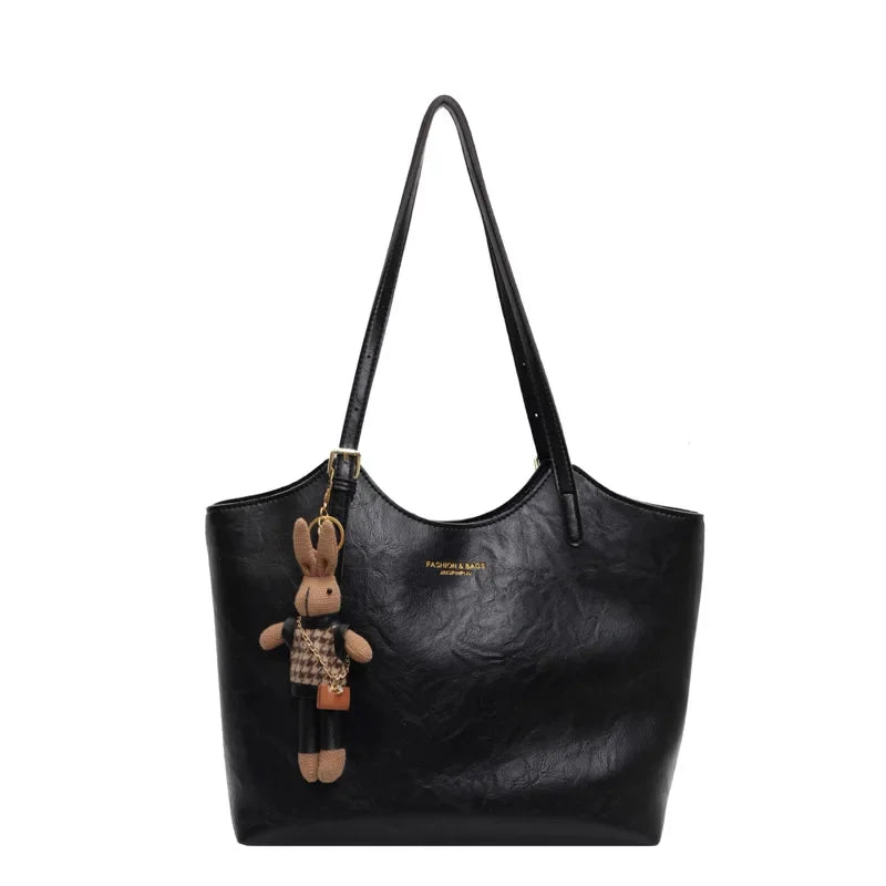 Borsa Donna Elegante Grande con Ciondolo Spalla