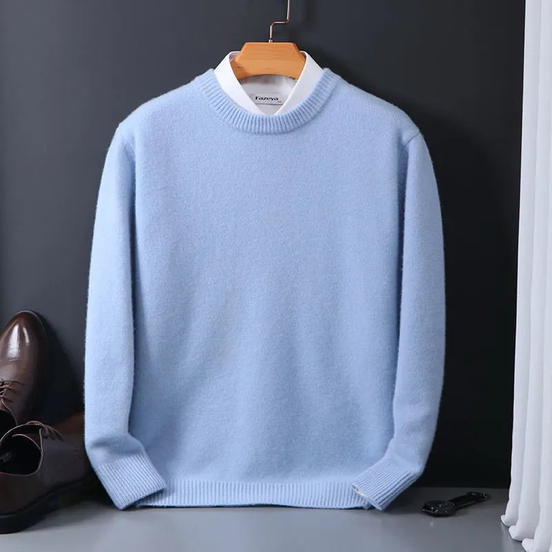 Maglione Uomo Tessuto Morbido Manica Lunga