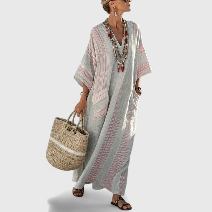 Abito Maxi Donna Boho Tasche