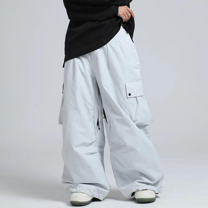 Pantaloni Unisex Vita Elasticizzata Gamba Larga Comodi
