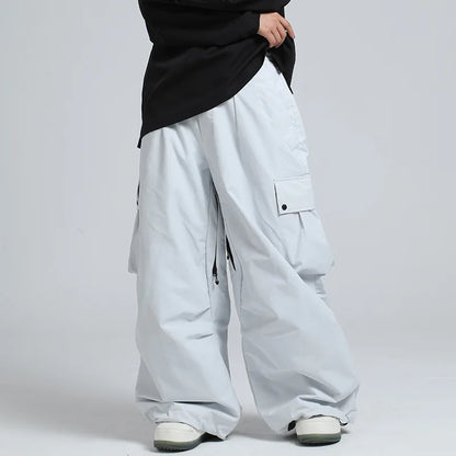 Pantaloni Unisex Vita Elasticizzata Gamba Larga Comodi