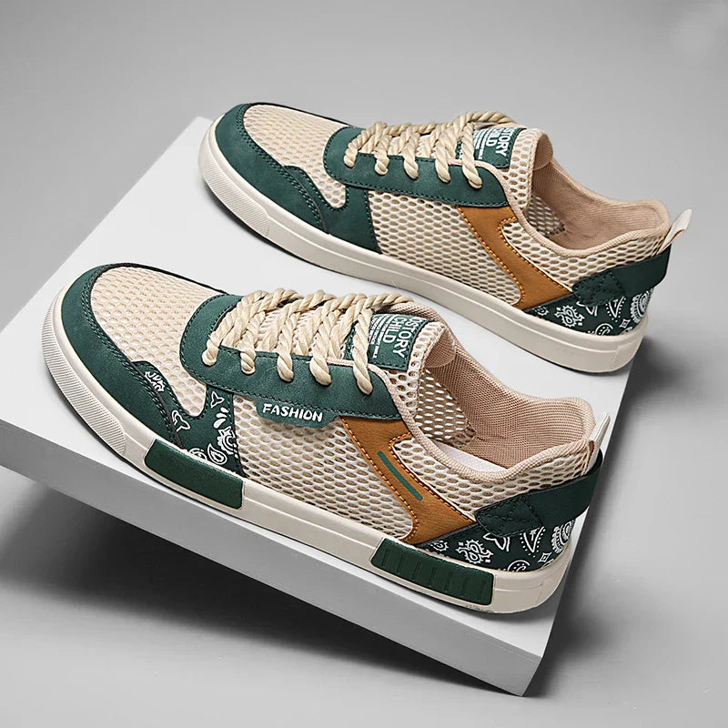 Sneaker Uomo in Mesh con Lacci